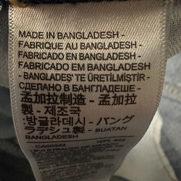 Levis 550 Jeans Mens 38x29 Relaxed Straight Blue Medium Wash 100% Cotton Denim - Picture 16 of 16